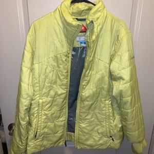 Columbia Neon Green Coat